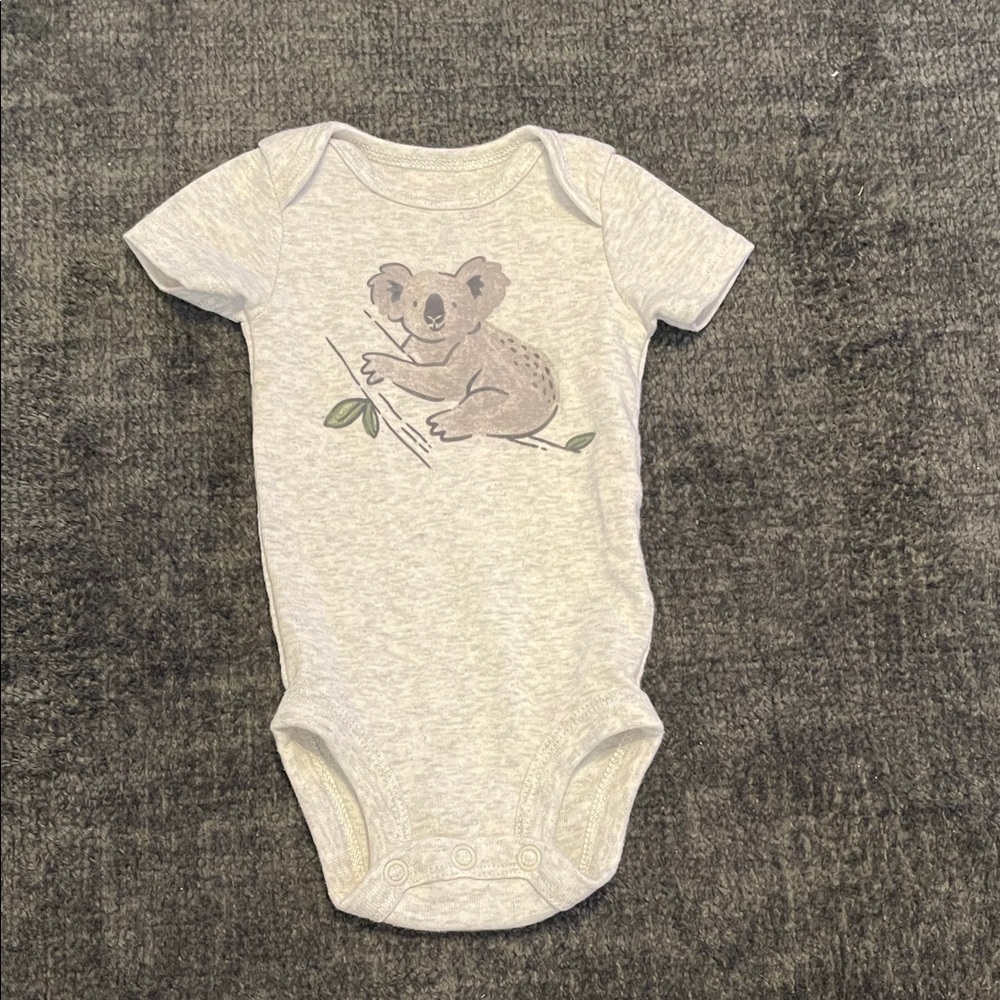 Carter's Gray Koala Bodysuit